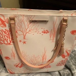 Brahim Red Coral Reef Tote